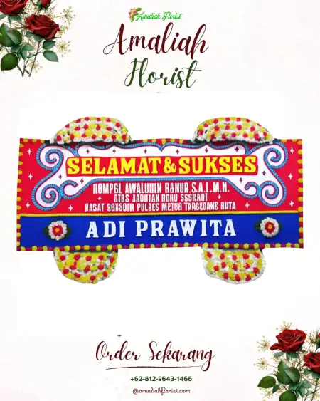 Papan Bunga Ucapan Selamat Prapatan
